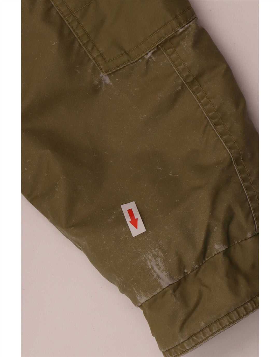 Diesel Chaqueta bomber con capucha y gráfico para niños 13-14 años XL Poliamida caqui