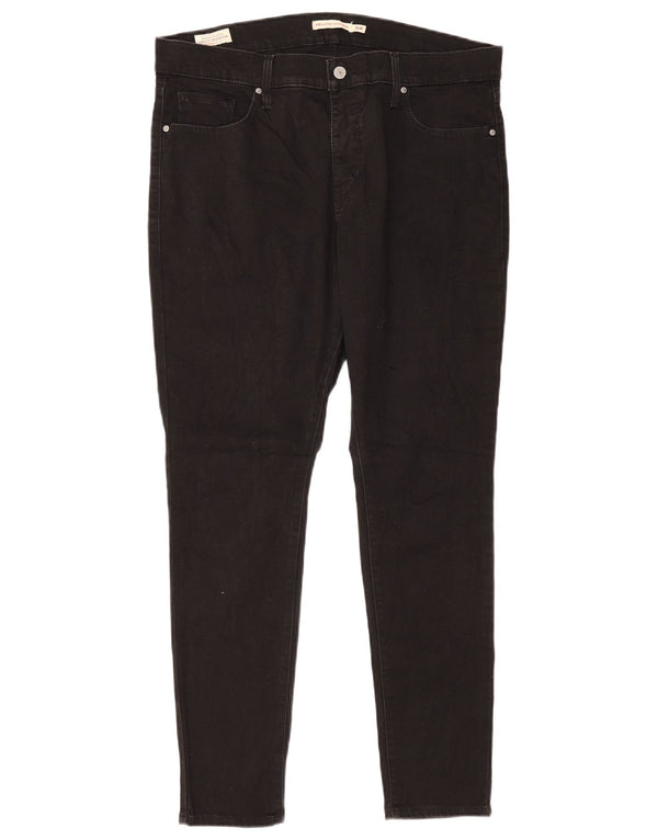 Levi's Jeans ajustados con cintura alta 310 para mujer US 16 2XL W34 L30 Negro