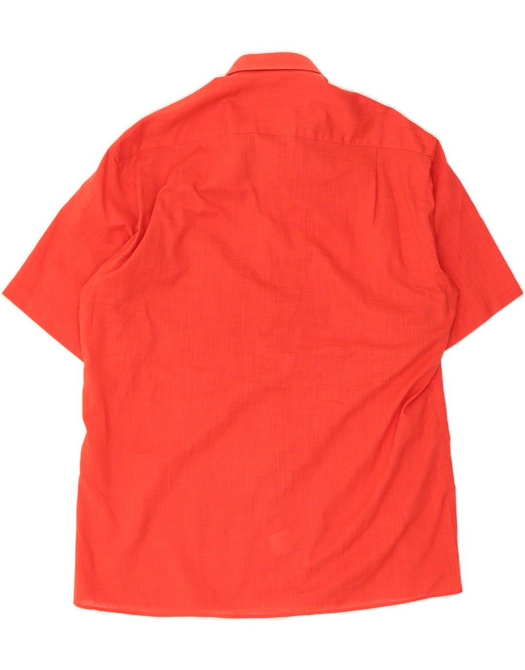 PIERRE CARDIN Mens Short Sleeve Shirt Size 39 Medium Red Cotton Vintage Pierre Cardin and Second-Hand Pierre Cardin from Messina Hembry 