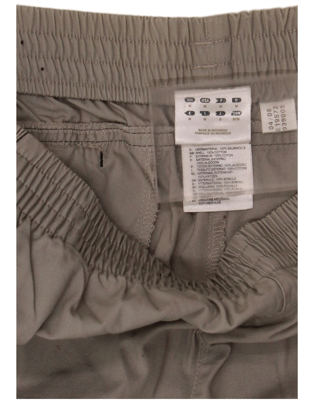 Pantalones cortos deportivos Adidas para hombre de algodón gris medio