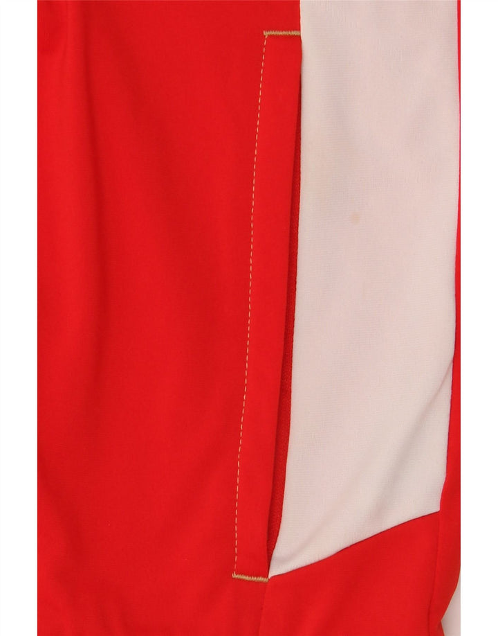 Puma - Chaqueta de chándal con gráfico para niños, 13-14 años, color rojo