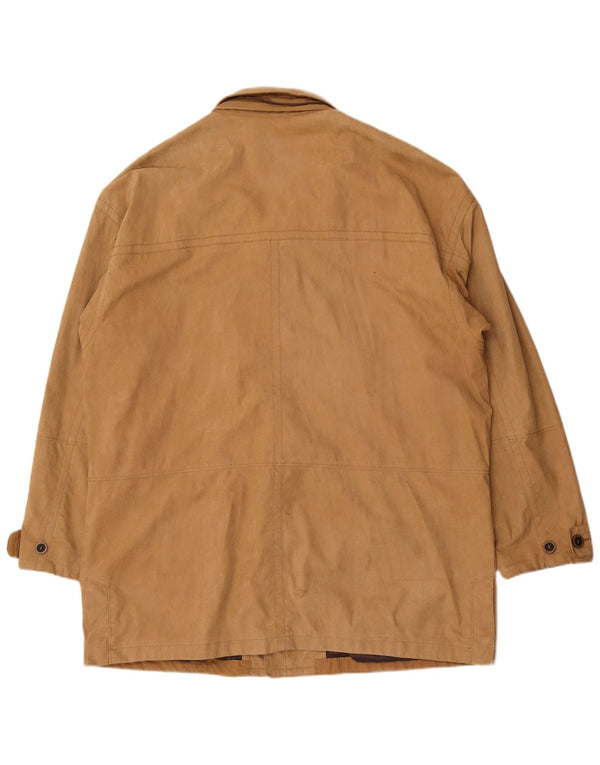 B.S.M Abrigo para hombre UK 48 4XL Beige Nylon