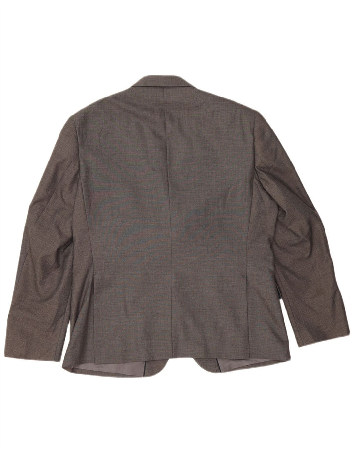 Marks & Spencer Chaqueta tipo blazer de 2 botones para hombre Reino Unido 42 Poliéster gris grande