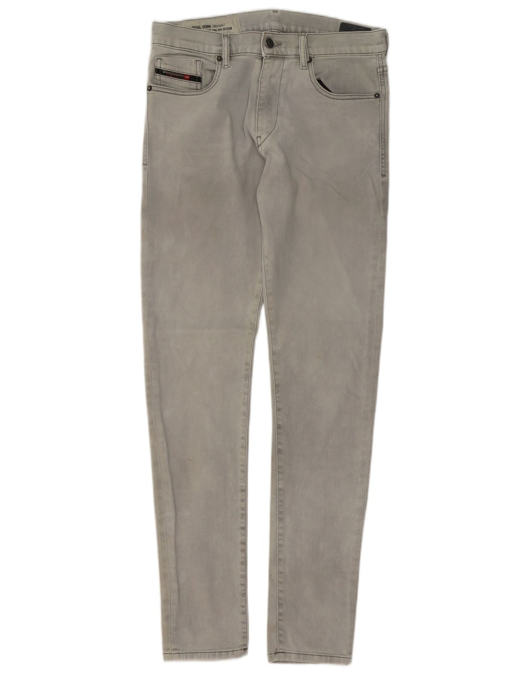 Diesel Hombre D-Strukt Slim Jeans W29 L32 Gris