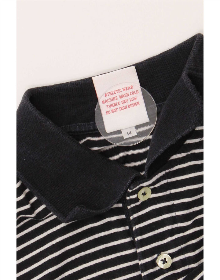 Franklin & Marshall Polo para hombre de rayas azul marino mediano