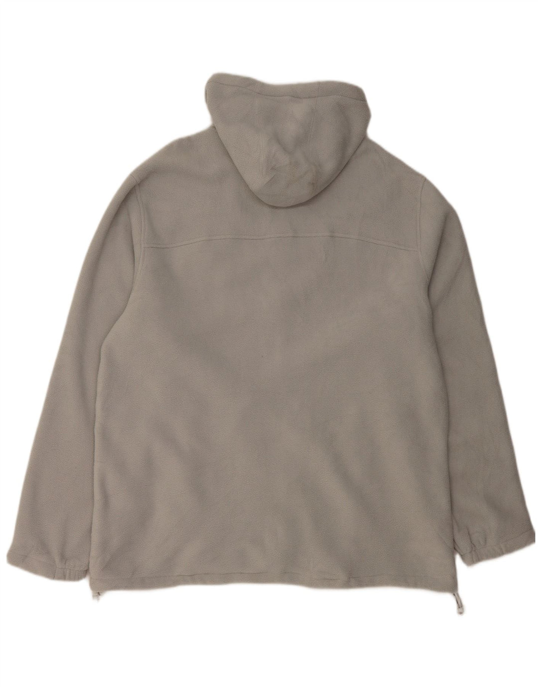 Reebok Chaqueta polar con capucha para hombre UK 42 XL Poliéster gris