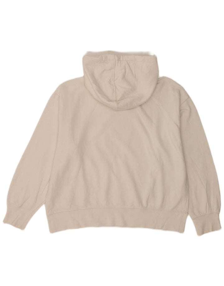 Zara Jersey con capucha extragrande para mujer UK 46 Large White
