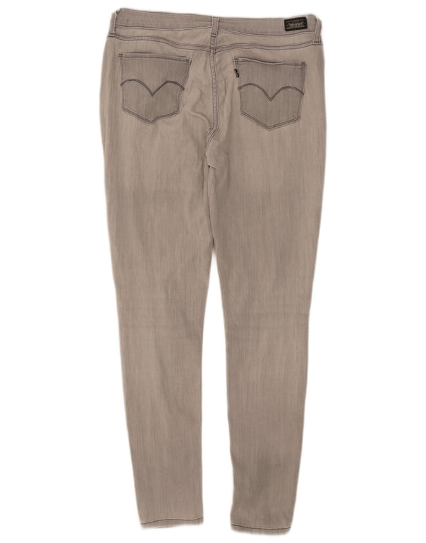 Levi's Vaqueros pitillo de cintura baja para mujer W31 L30 Algodón gris