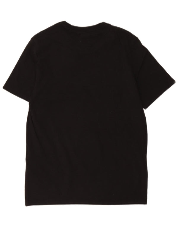 Levi's Camiseta de corte estándar para hombre, talla pequeña, algodón negro