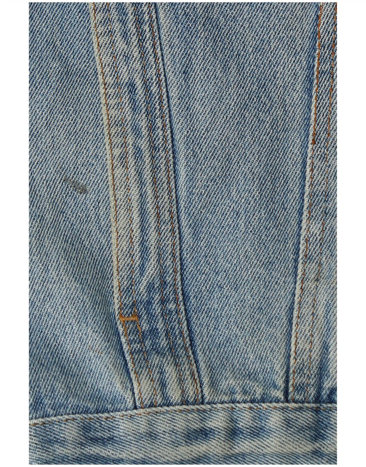 Chaleco vaquero Lois para hombre UK 38 Algodón azul medio