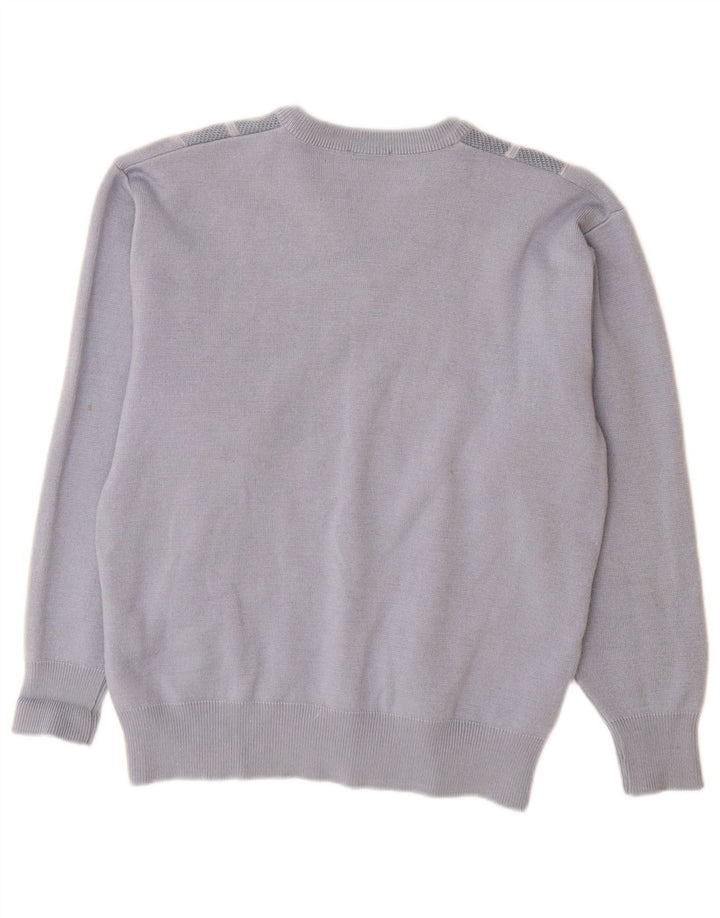 Gabicci Jersey Con Cuello En V De Lana A Rayas Azul Medio Para Hombre