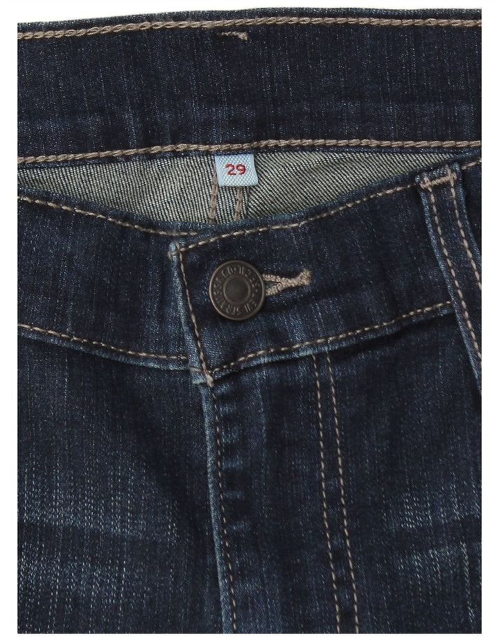 LEVI'S Womens Denim Shorts W29 Medium  Navy Blue Cotton