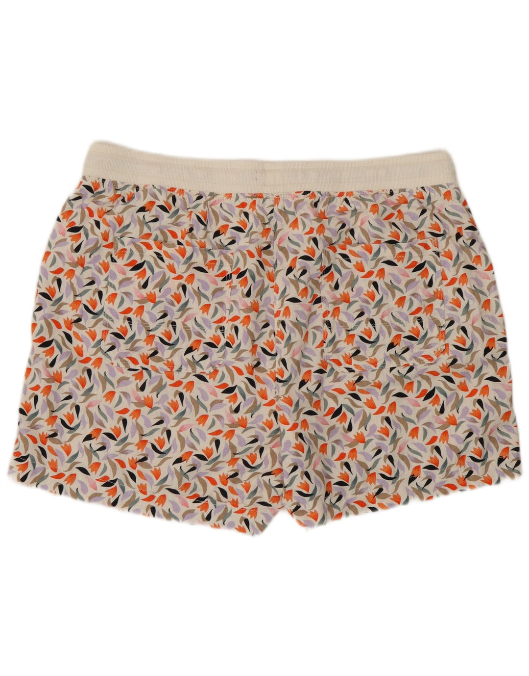 Marks & Spencer Pantalones cortos para mujer UK 46 Grande Lino floral multicolor