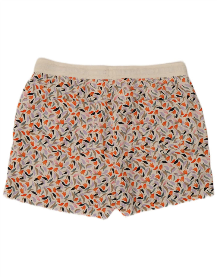 Marks & Spencer Pantalones cortos para mujer UK 46 Grande Lino floral multicolor