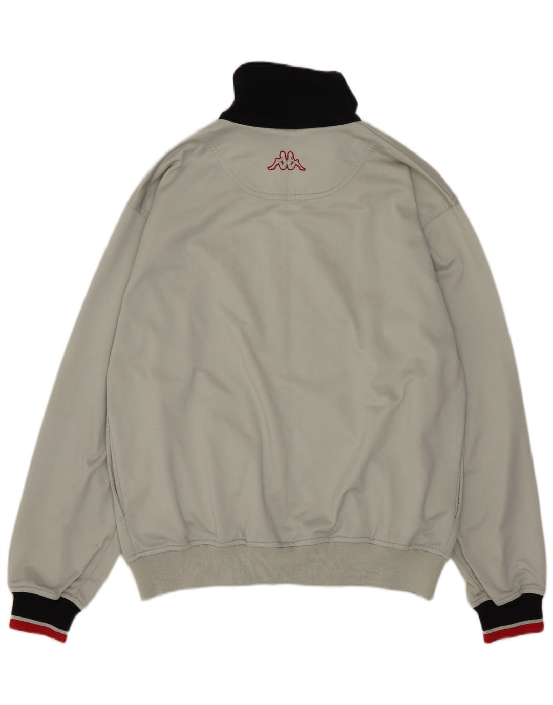 KAPPA Chaqueta de chándal para hombre, talla pequeña, gris