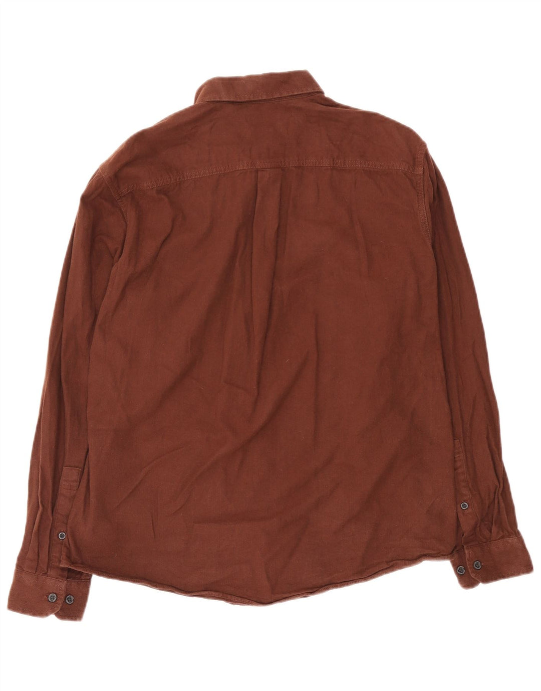 Eddie Bauer Camisa de franela de ajuste clásico para hombre, talla grande, marrón