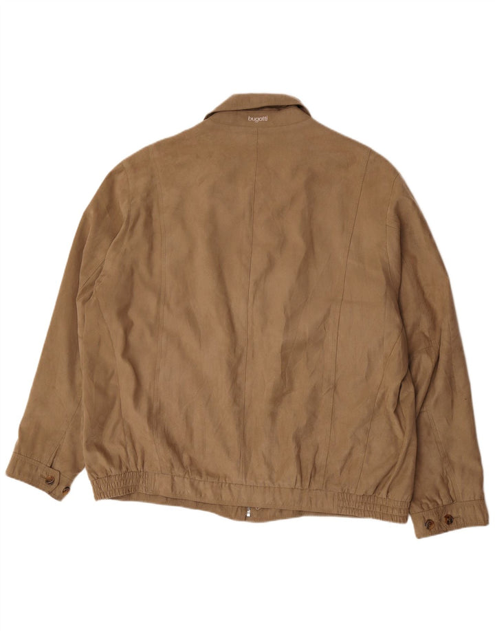 Bugatti Chaqueta Bomber para Hombre EU 62 6XL Marrón Poliéster