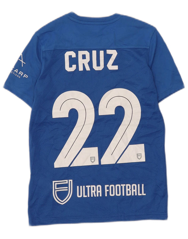 Nike Camiseta Dri Fit Graphic para niños 8-9 años Pequeña Azul Poliéster