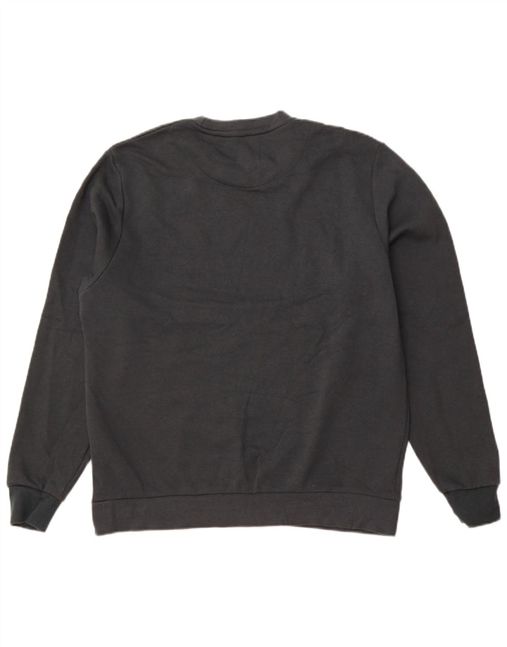 JACK & JONES Hombre Sudadera Jumper Large Gris Algodón