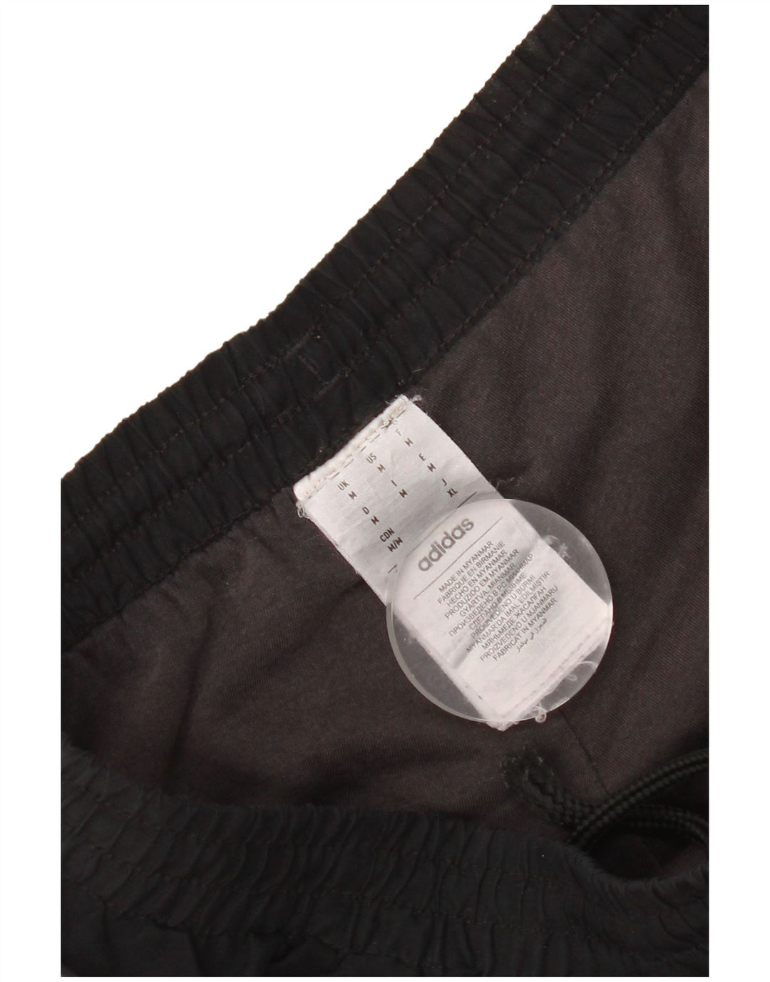 Adidas Hombre Pantalones De Chándal Joggers Medium Negro Colorblock Poliéster