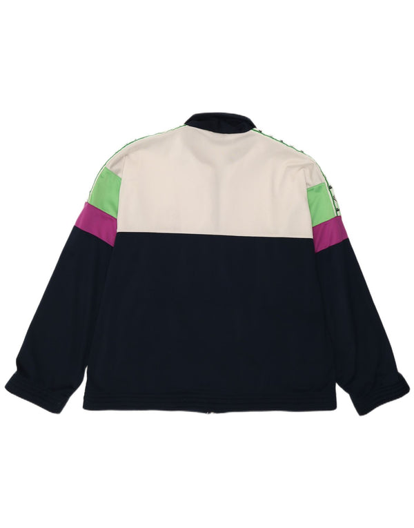 Lotto Mens Graphic Chándal Top Chaqueta Grande Azul Marino Colorblock
