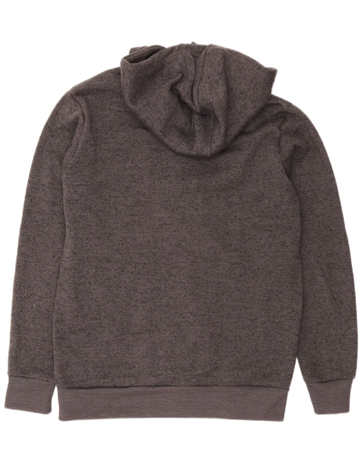 Suéter con capucha y cremallera para hombre de Mountain Warehouse Poliéster moteado gris grande