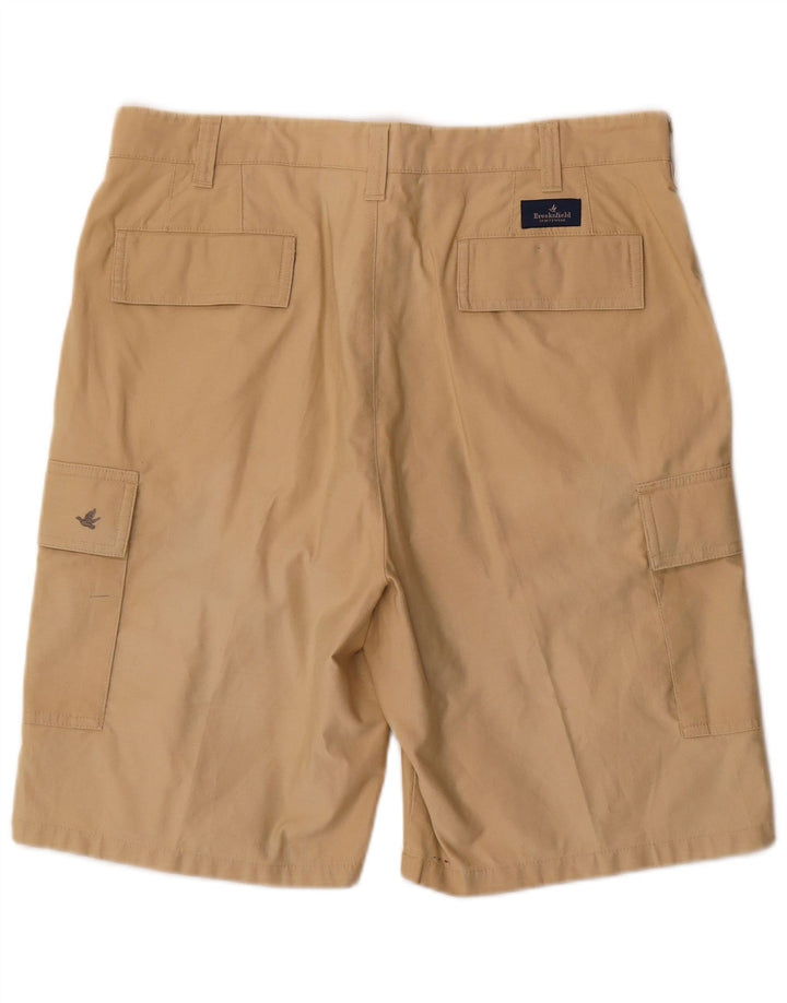 Brooksfield Pantalones cortos cargo para hombre IT 52 XL W38 Algodón beige