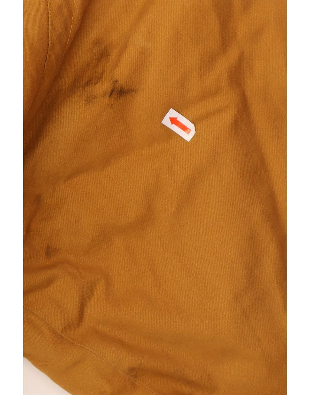 VINTAGE Chaqueta cortavientos de gran tamaño para mujer IT 42 Algodón marrón medio