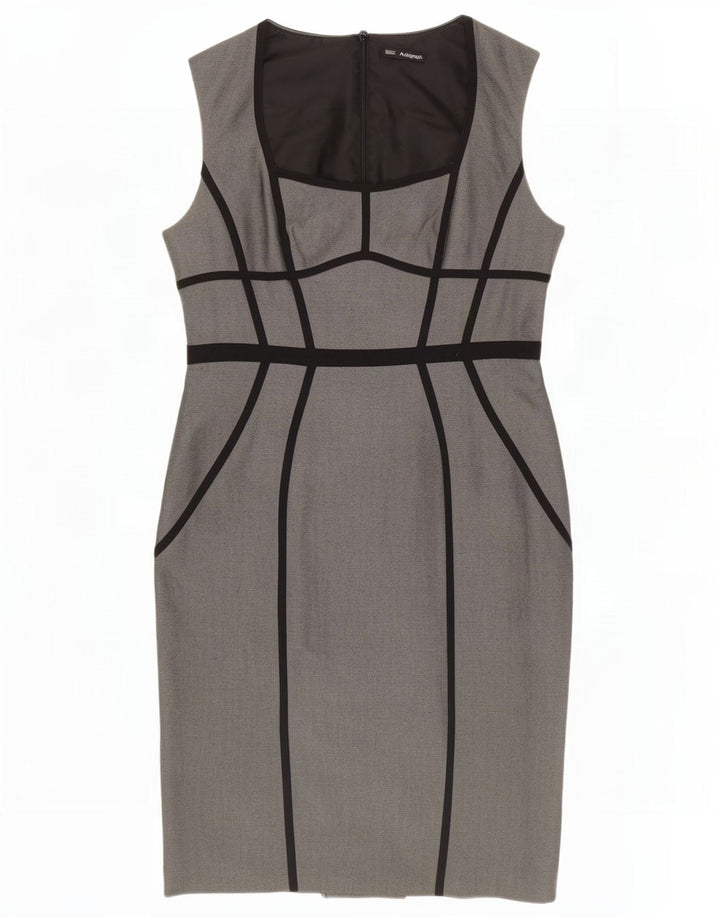 Marks & Spencer Vestido tubo sin mangas Autograph para mujer UK 44 Gris medio