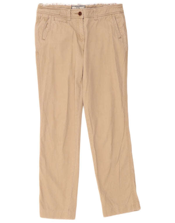 Pantalones chinos ajustados para mujer de Fat Face UK 10 Small W32 L30 Algodón beige