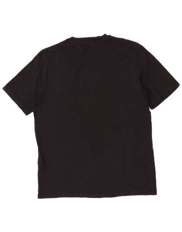 Jack & Jones - Camiseta gráfica premium para hombre, talla XL, algodón negro