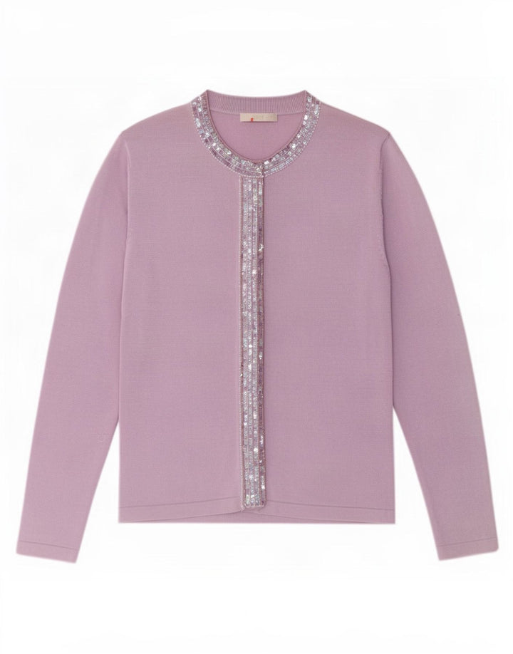 Marks & Spencer - Cárdigan para mujer (talla 40), color morado