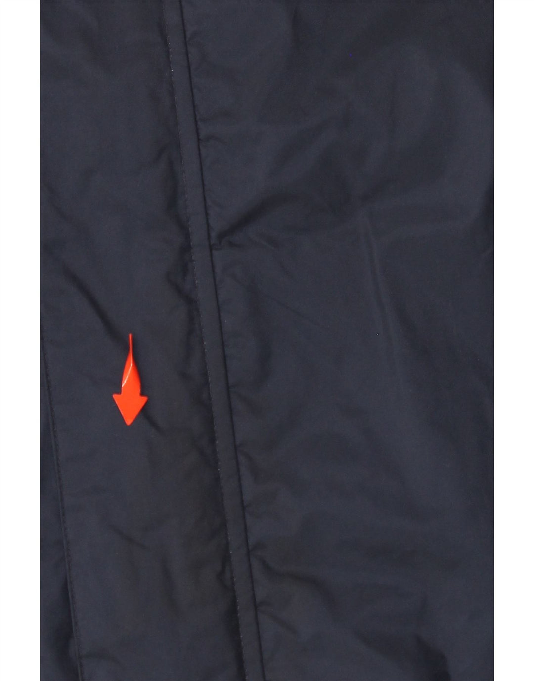 ADIDAS Chaqueta impermeable con capucha para hombre UK 40 Large Nylon azul marino