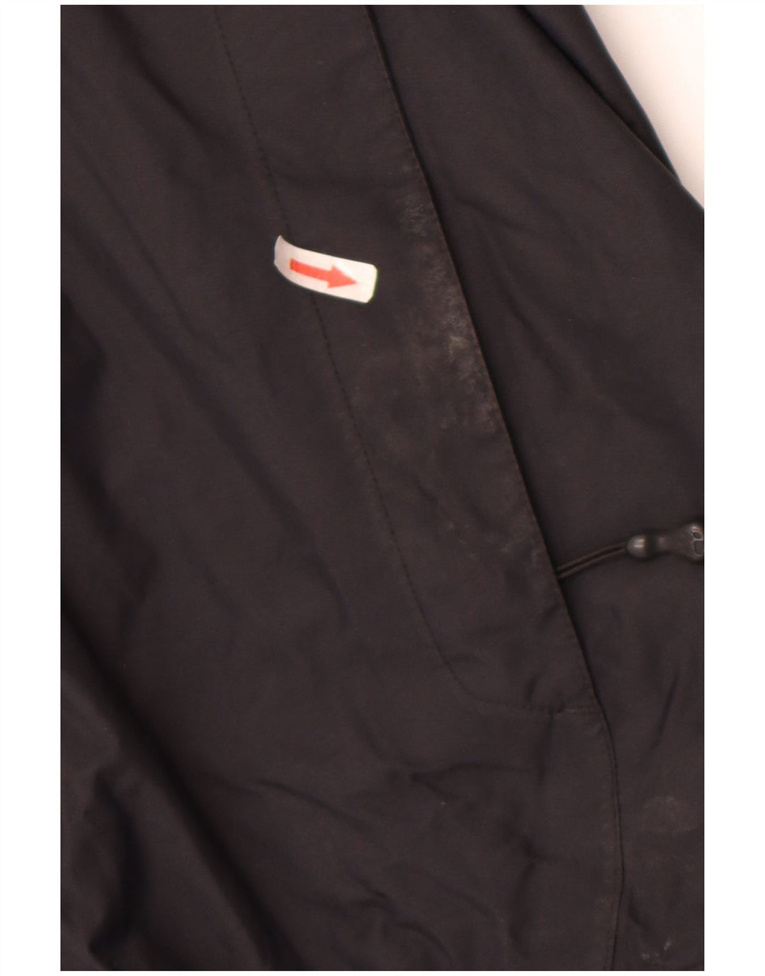 Jack Wolfskin Chaqueta impermeable con capucha para hombre UK 50 3XL Poliamida negra