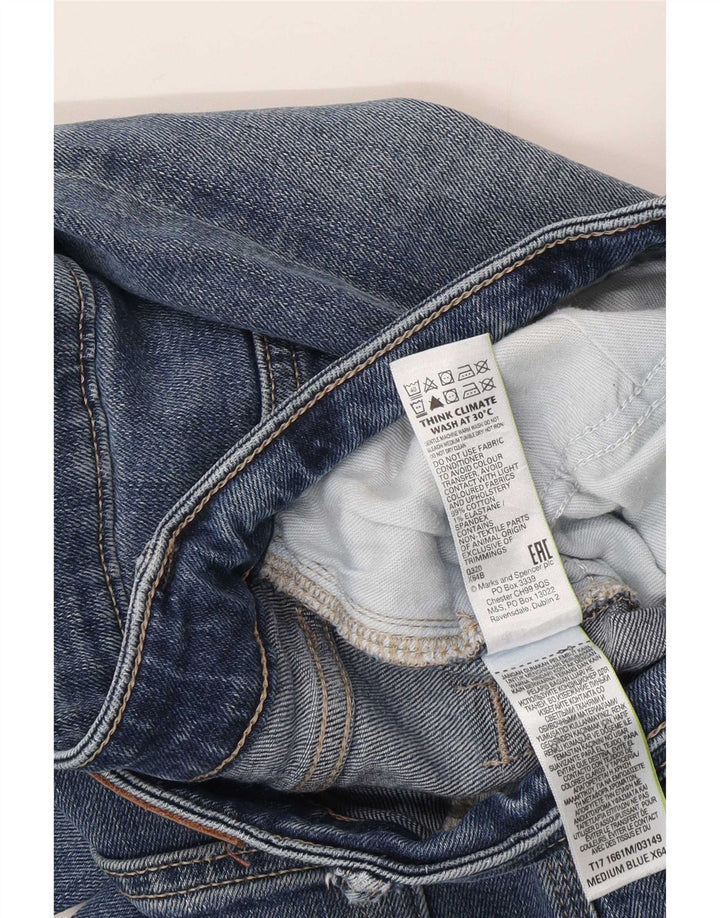 Marks & Spencer Vaqueros rectos para hombre W34 L31 Algodón azul