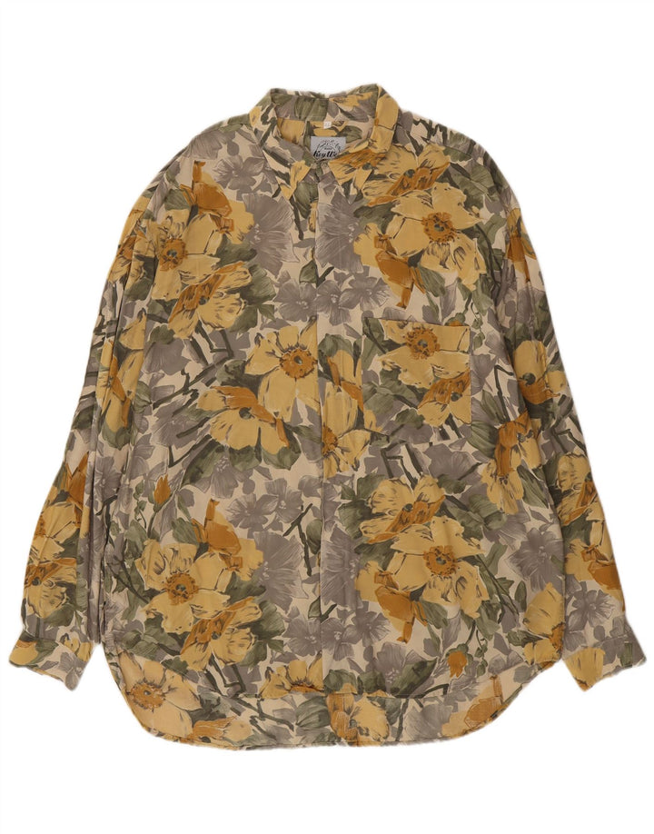 Camisa Key West Hombre XL Viscosa Floral Multicolor
