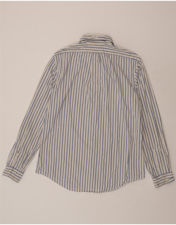 Polo Ralph Lauren Camisa de ajuste personalizado para hombre de algodón a rayas blancas grandes