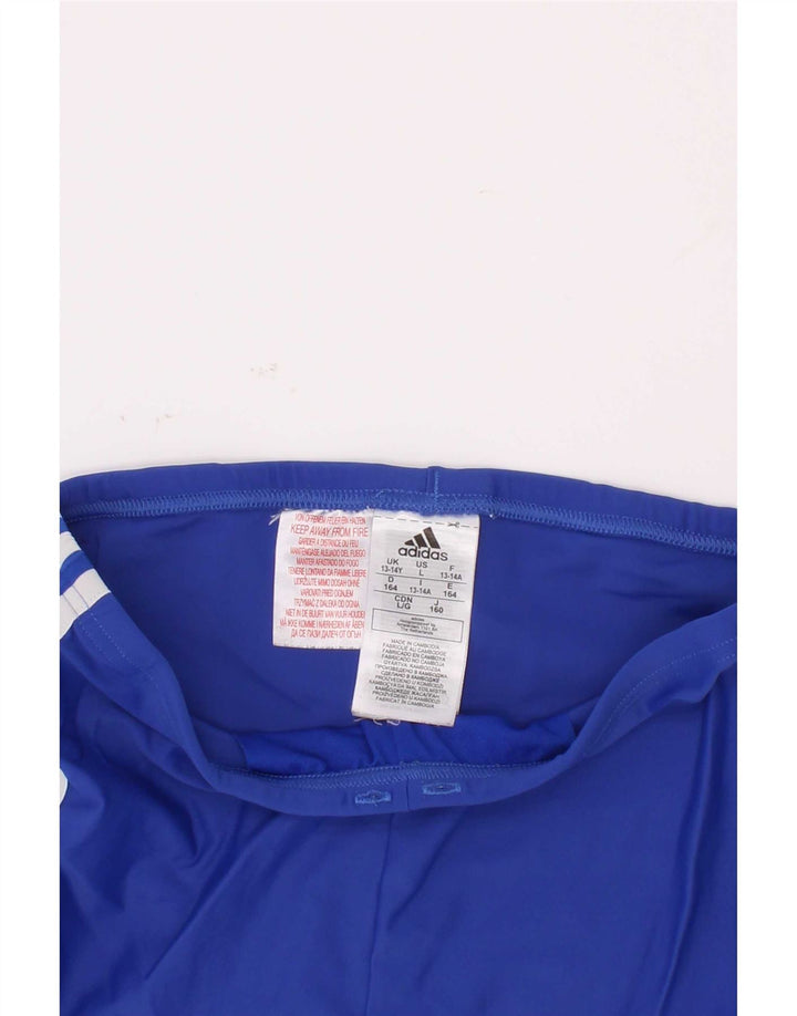 Adidas Bañador Corto Niño 13-14 Años Azul Poliéster