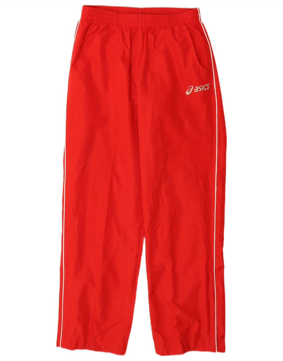 ASICS - Pantalón de chándal para hombre, color rojo medio, poliéster