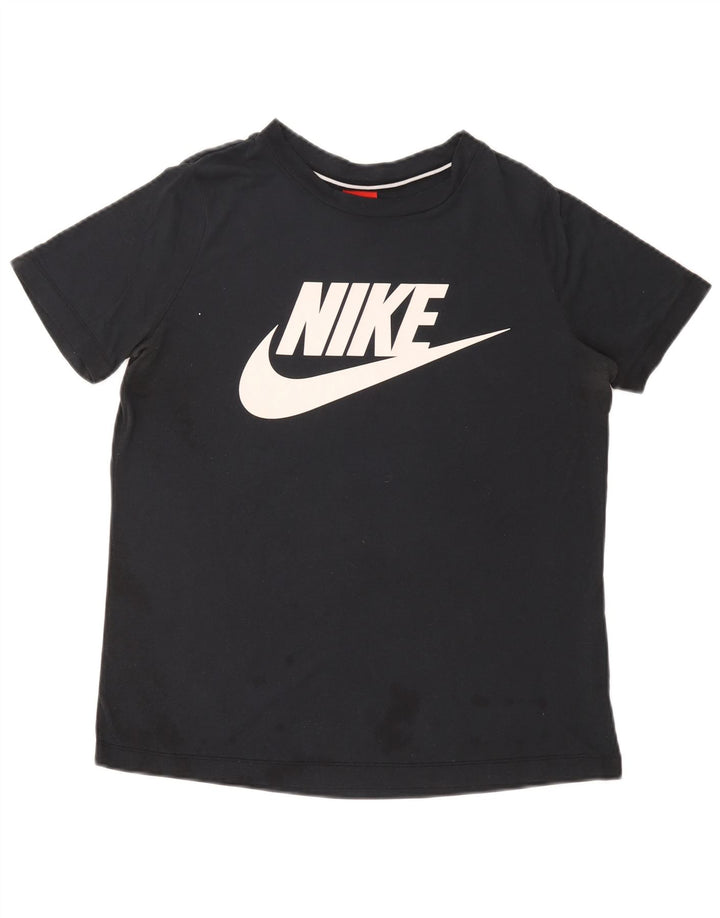 NIKE Camiseta gráfica para mujer UK 40 Medium Azul marino