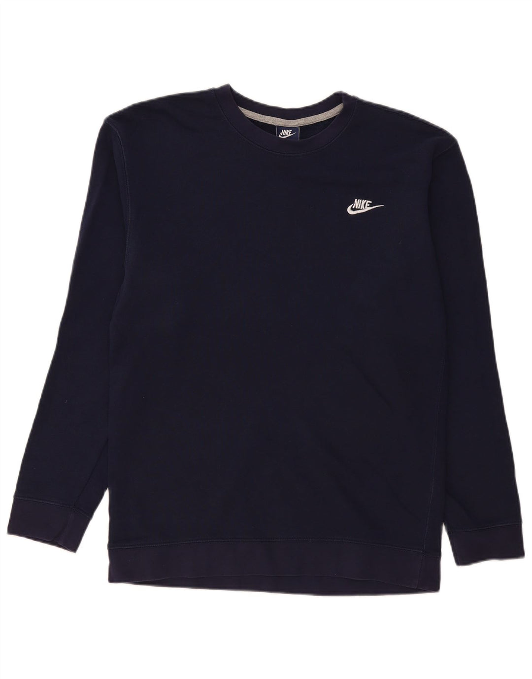 Nike Hombre Sudadera Jumper Grande Azul Marino Algodón
