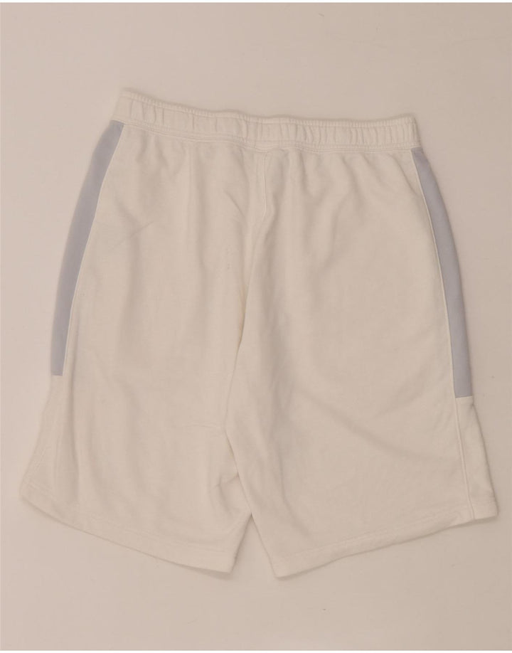 Pantalones cortos deportivos con estampado gráfico de algodón blanco mediano para hombre Nike
