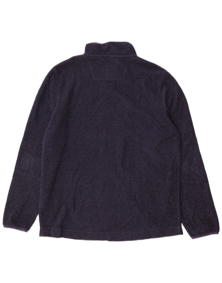 WEIRD FISH Sudadera con Cuello y Cremallera para Hombre Jersey XL Azul Marino Poliéster