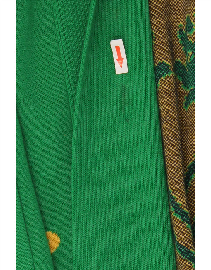Jacques Vert Suéter tipo cárdigan extragrande largo para mujer UK 2 2XS Verde