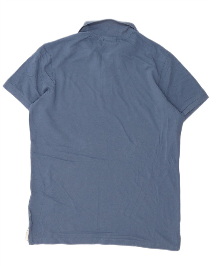Diadora Polo Hombre Algodón Azul Grande