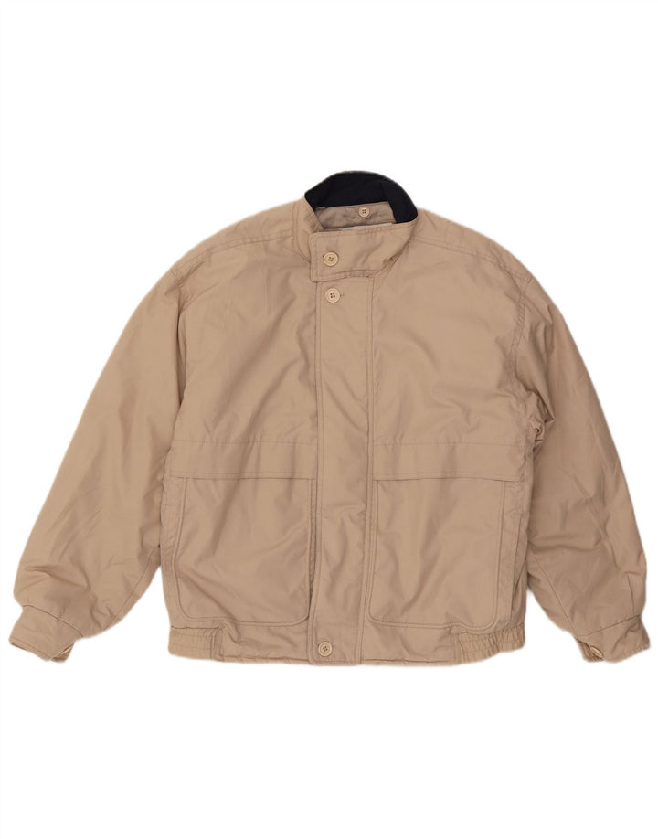 LONDON FOG Chaqueta bomber con capucha para hombre UK 38 Poliéster beige medio