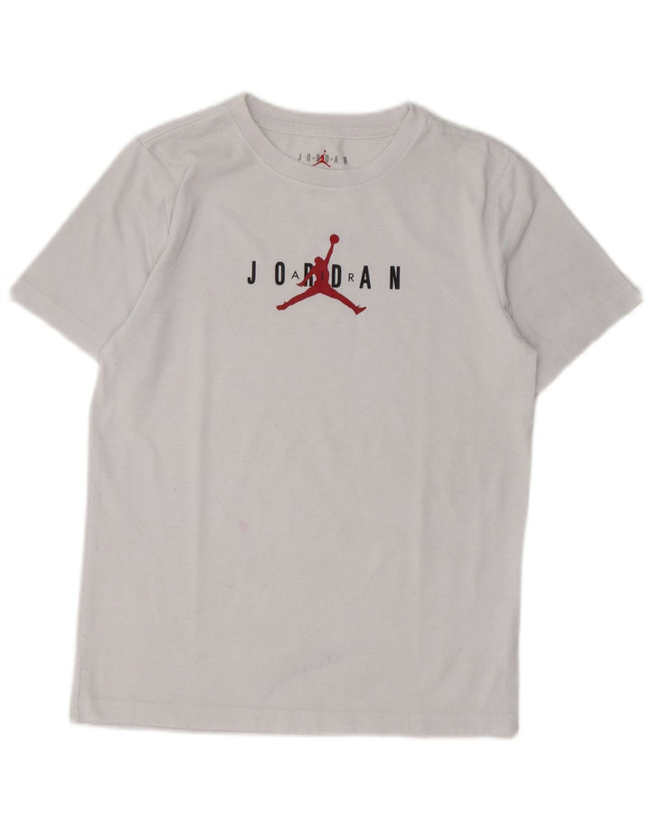Jordan Camiseta gráfica para niños 12-13 años Grande Poliéster Blanco