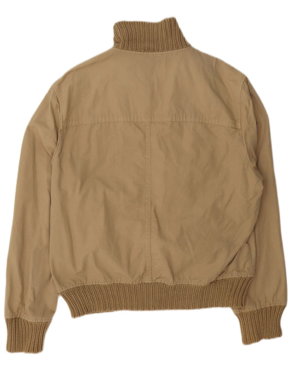 Zara Hombre Cazadora Bomber ES 42 XL Algodón Beige