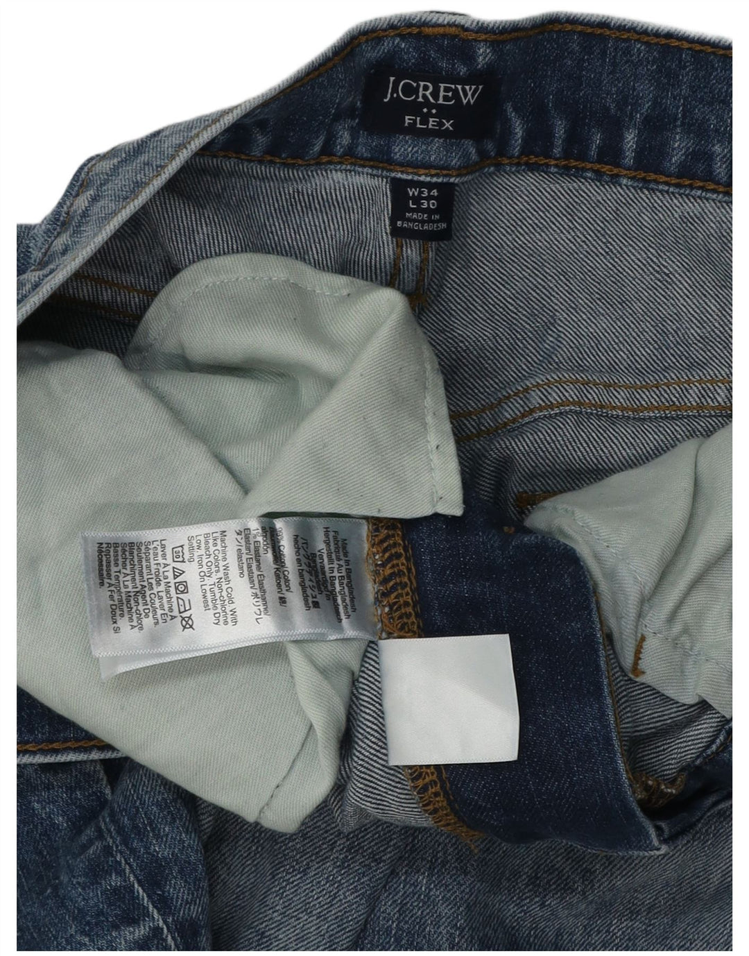 J. Crew Jeans Slim para Hombre W34 L28 Azul Algodón