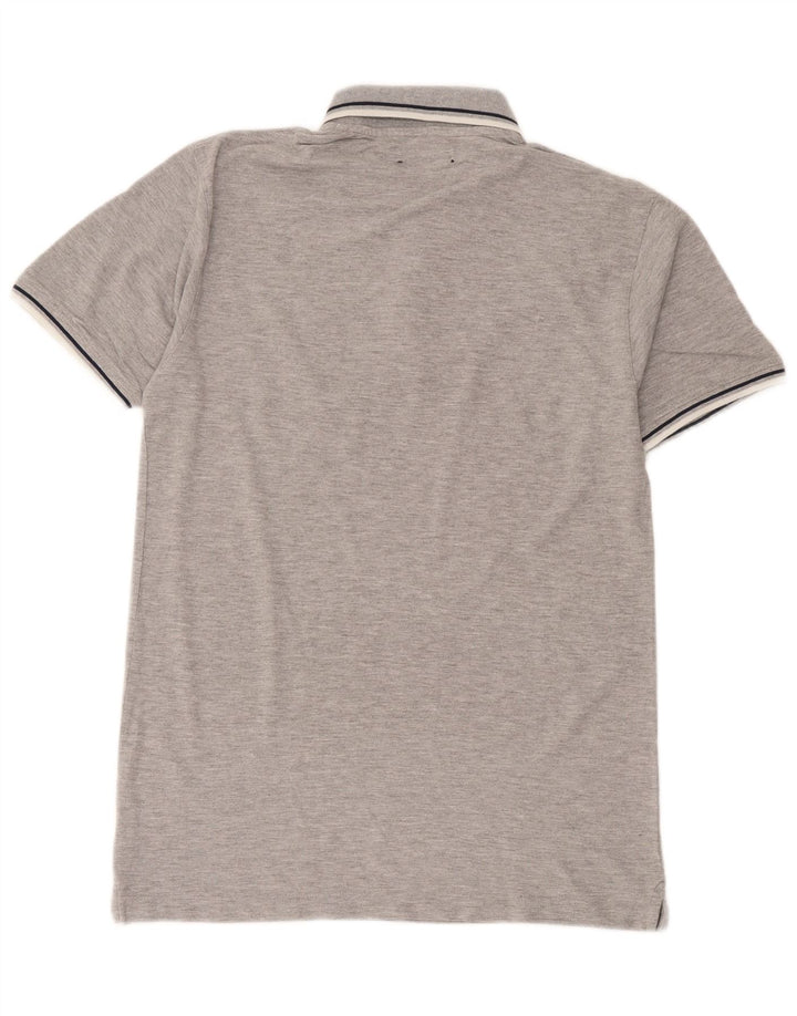 Coveri Polo Hombre Grande Gris Algodón